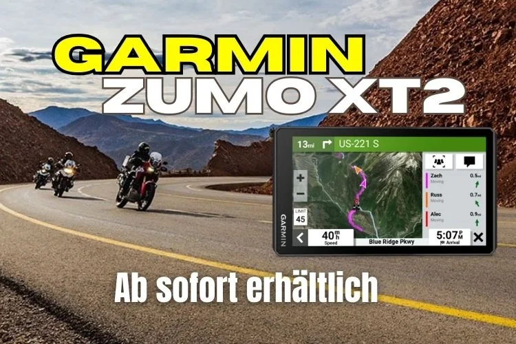 Garmin Zumo XT2 Banner Motorrad Navi Landschaft mit...