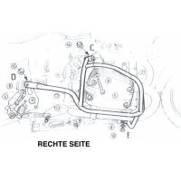 Hepco&Becker Motorschutzbügel chrom BMW R 850 R...