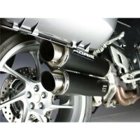 Auspuff GPC-X2 Honda VFR1200F  Endschalldämpfer Exhaust Edelstahl schwarz Koffer