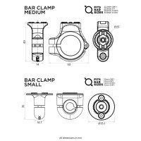 QUAD LOCK 360 Bar Clamp Basis V2 - small