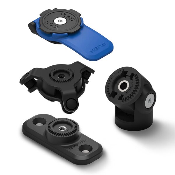 QUAD LOCK 360 Roller Mounting Kit - Base/Adapter/Kopf + Vibrationsdämpfer